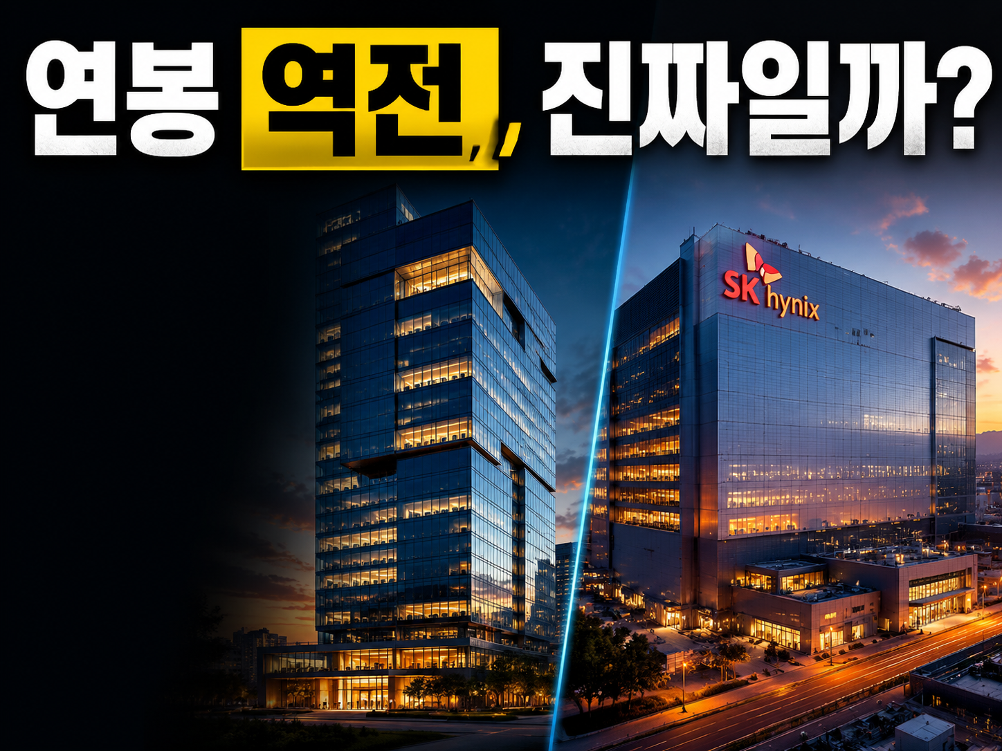 삼성전자 SK하이닉스 처우 비교 2026 평균연봉 성과급