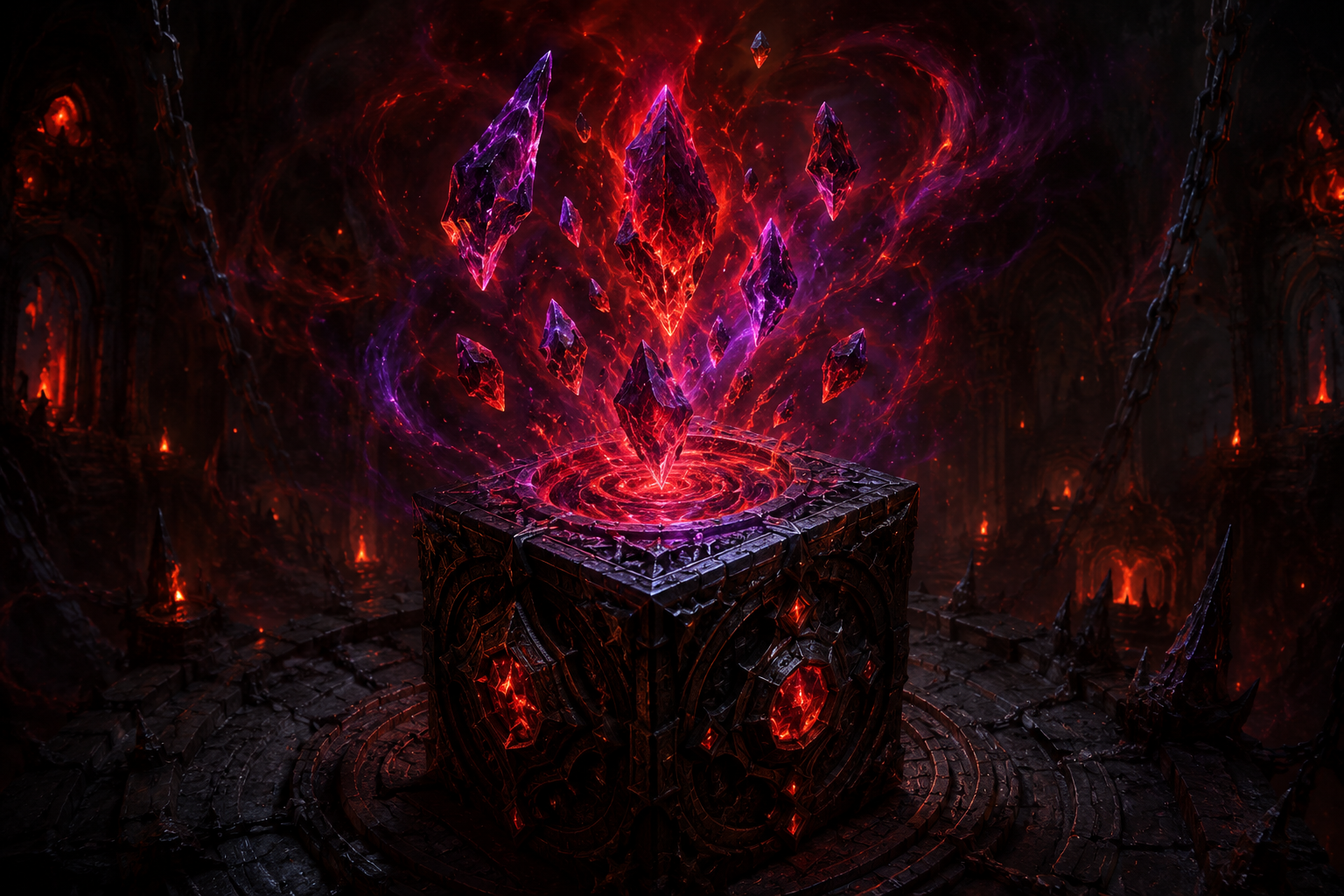 Pandemonium Fragments and cube in Diablo 4