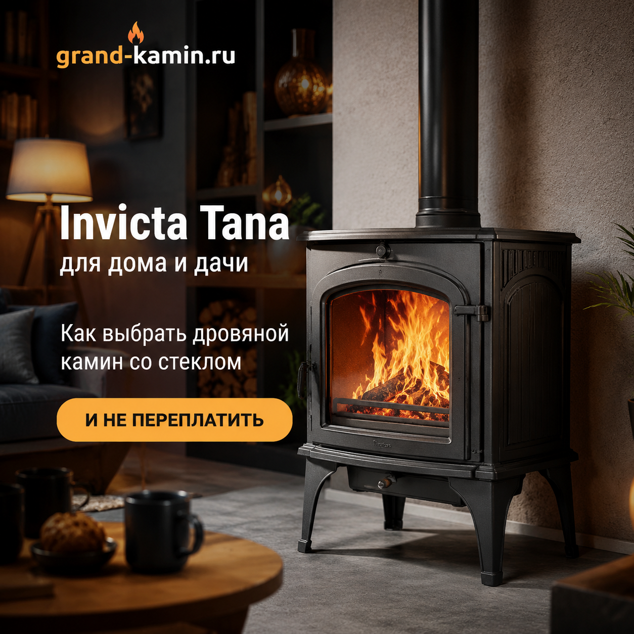 Печь-камин Invicta Tana