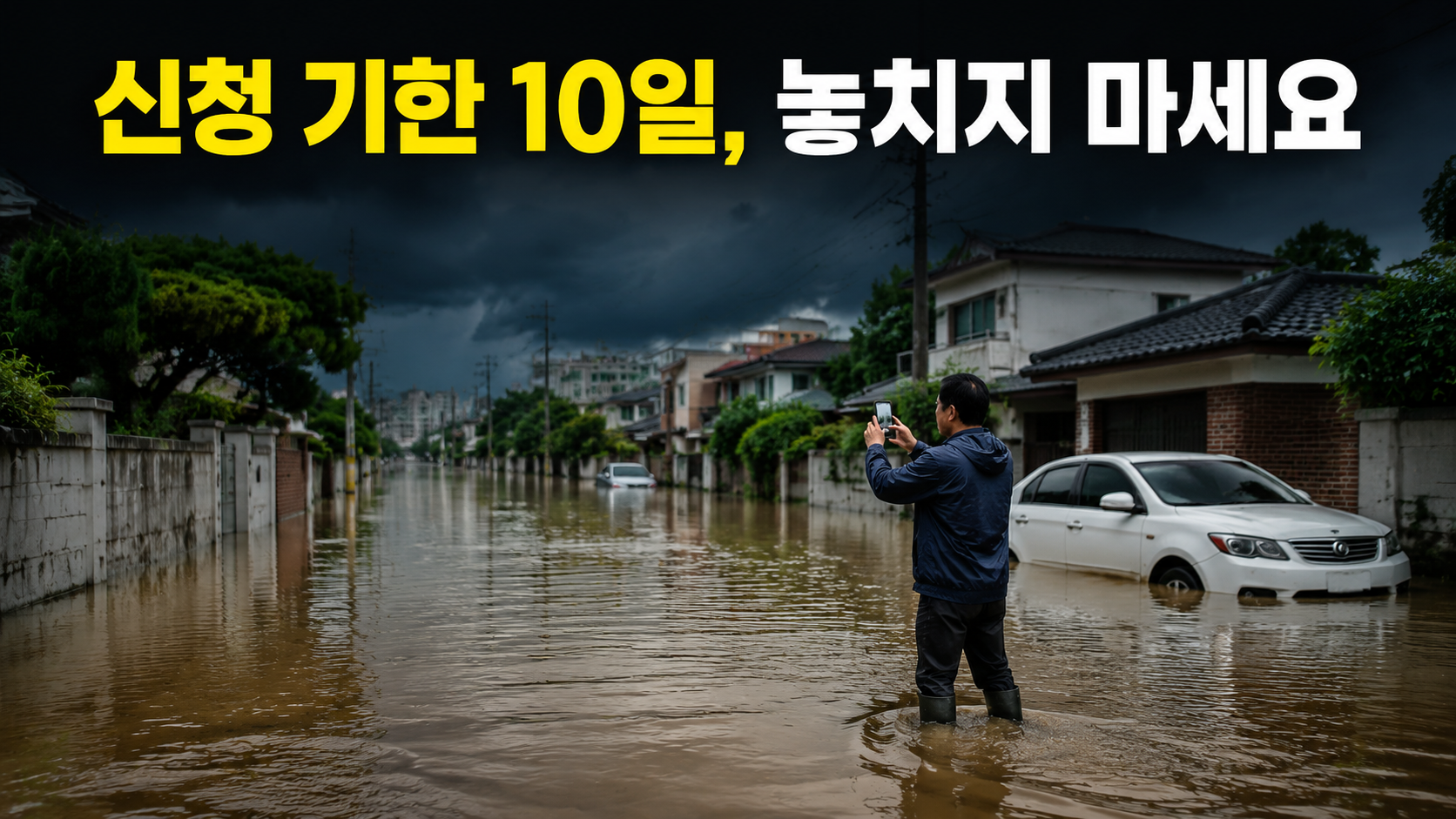 침수 재난지원금 300만원 신청, 이것부터 확인하세요 (2026년 7월판)