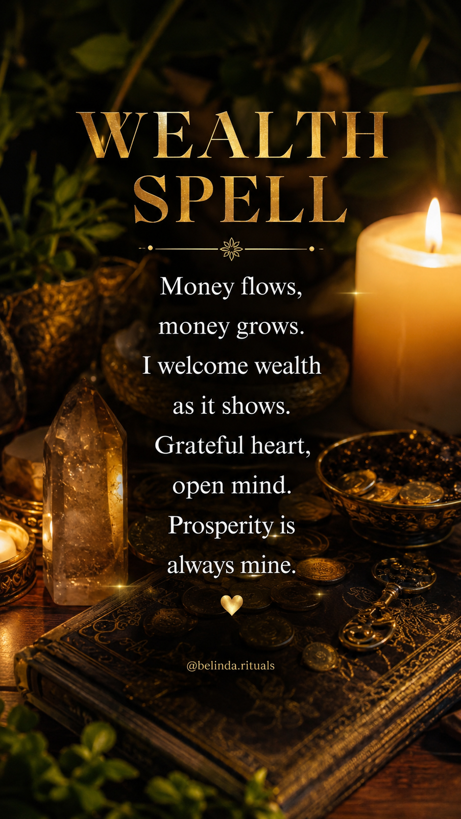 Abundance and prosperity visualization for money attraction and wealth manifestation