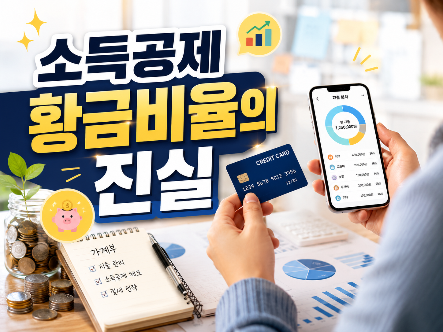 신용카드 체크카드 소득공제 황금비율 계산법 및 25% 문턱 절세 전략 (2026)