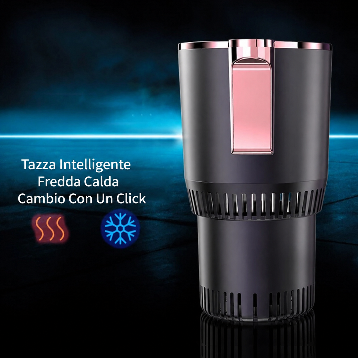 Bicchiere Smart Portatile Riscaldato e Raffreddato per Bevande - Immagine 3