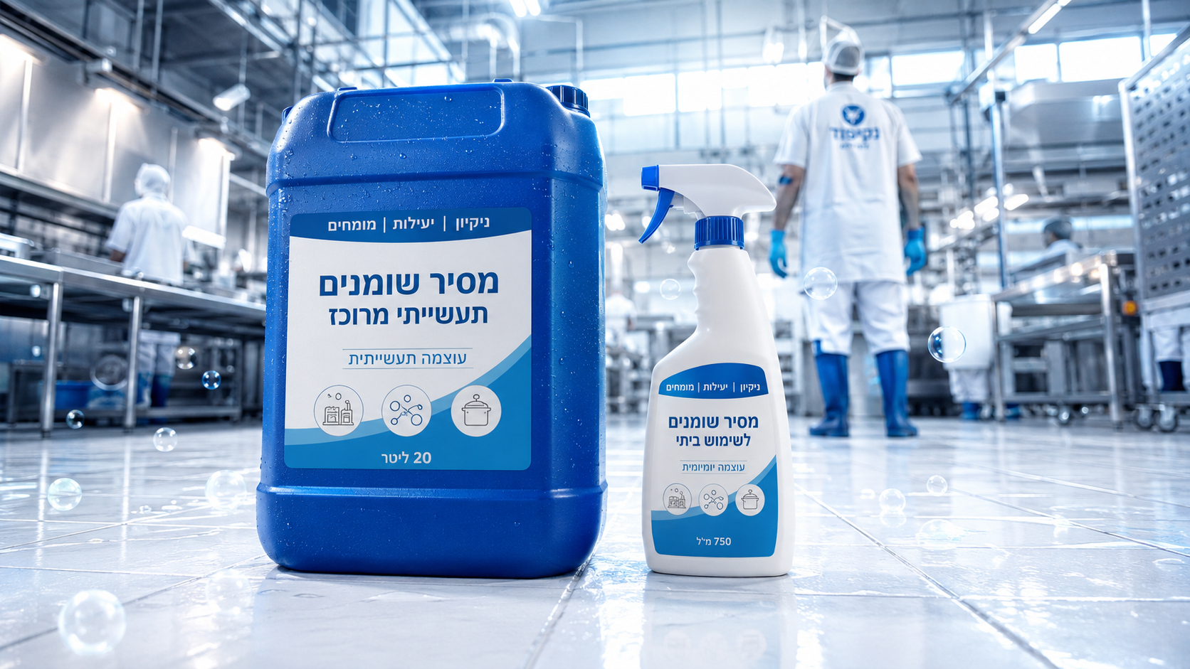 מסיר שומנים מקצועי תעשייתי - מ.ש.ע.ר כימיקלים