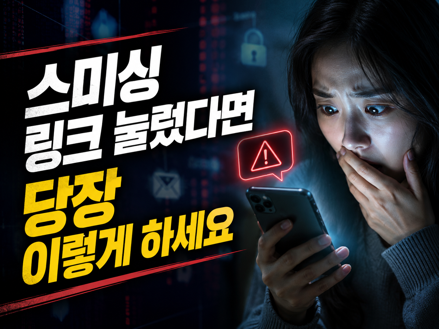 보이스피싱 스미싱 문자 대처법: 택배·청첩장·과태료 사칭 링크 눌렀을 때 악성앱 삭제 완벽 가이드 (2026)