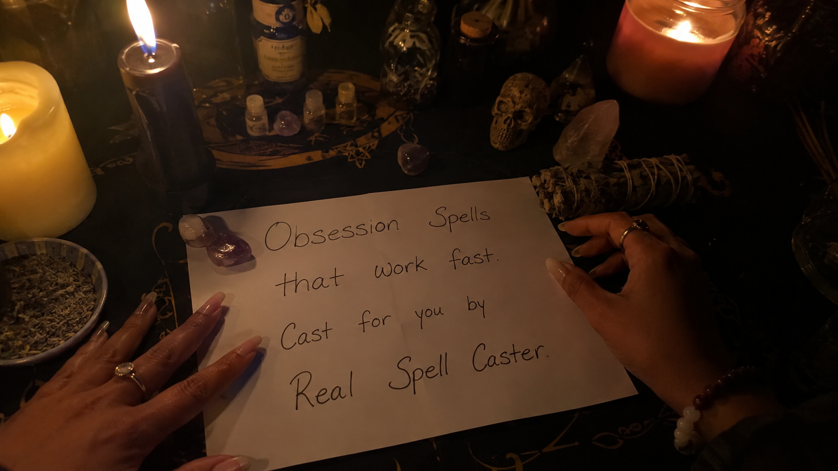 Obsession spells that work fast cast by a real spell caster to attract love and deepen emotional connection quickly