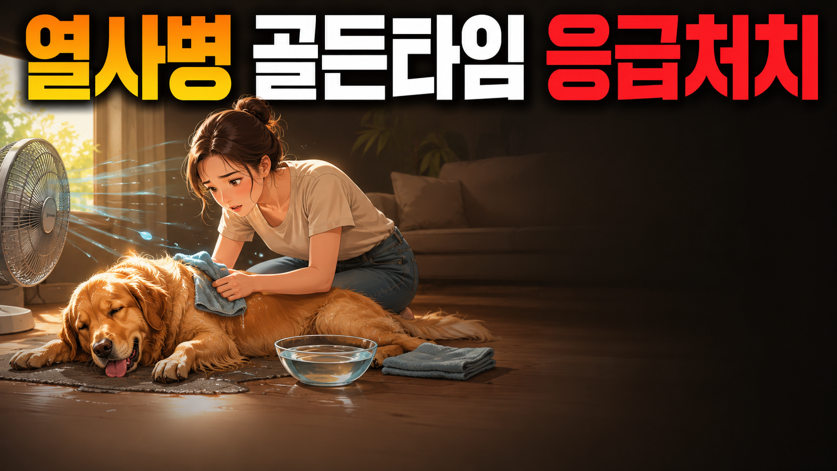 강아지 고양이 열사병 초기 증상과 응급처치, 골든타임에 꼭 해야 할 것 (2026)