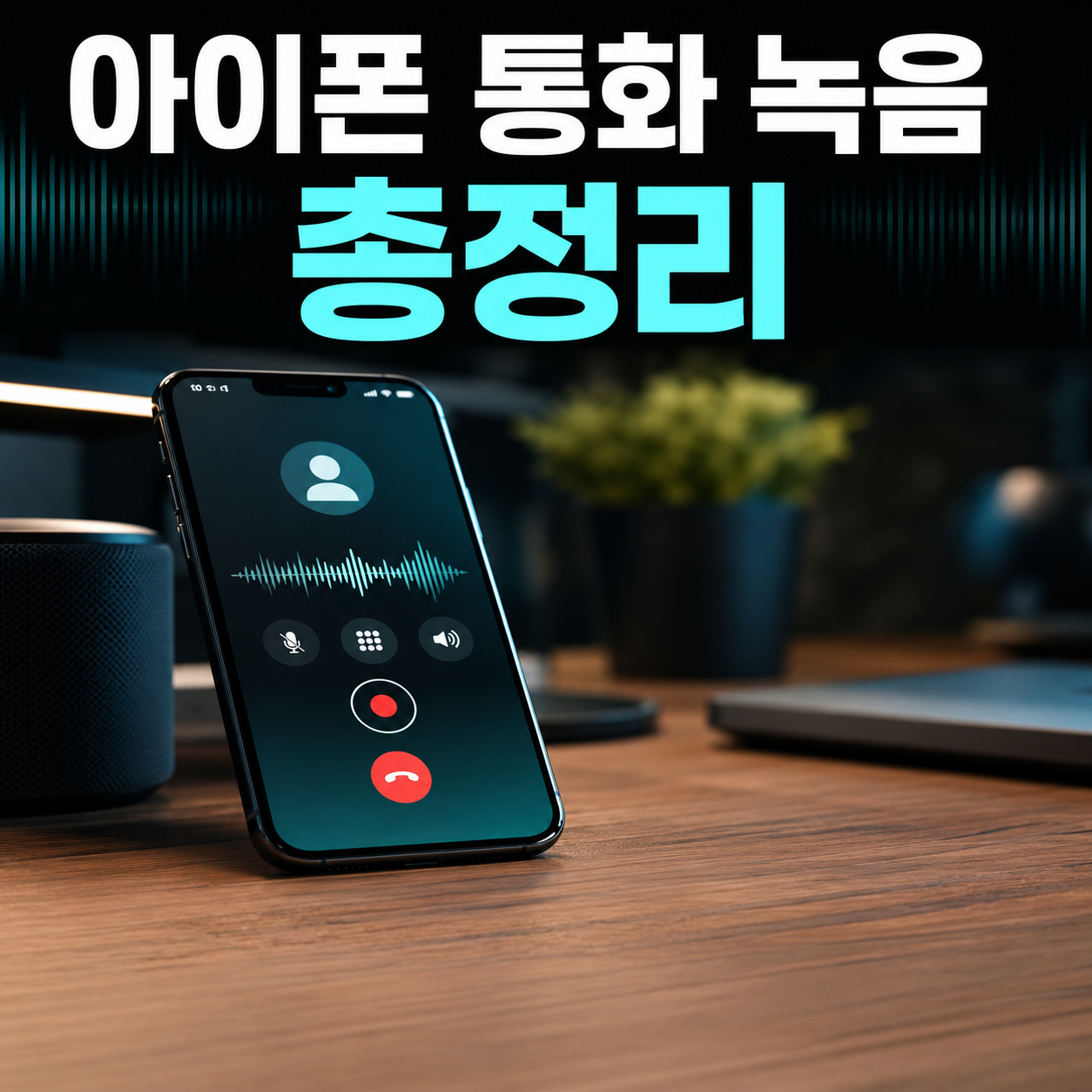 아이폰 통화 녹음 방법 완벽 정리 (2026 최신) — 멘트 없이 가능할까?