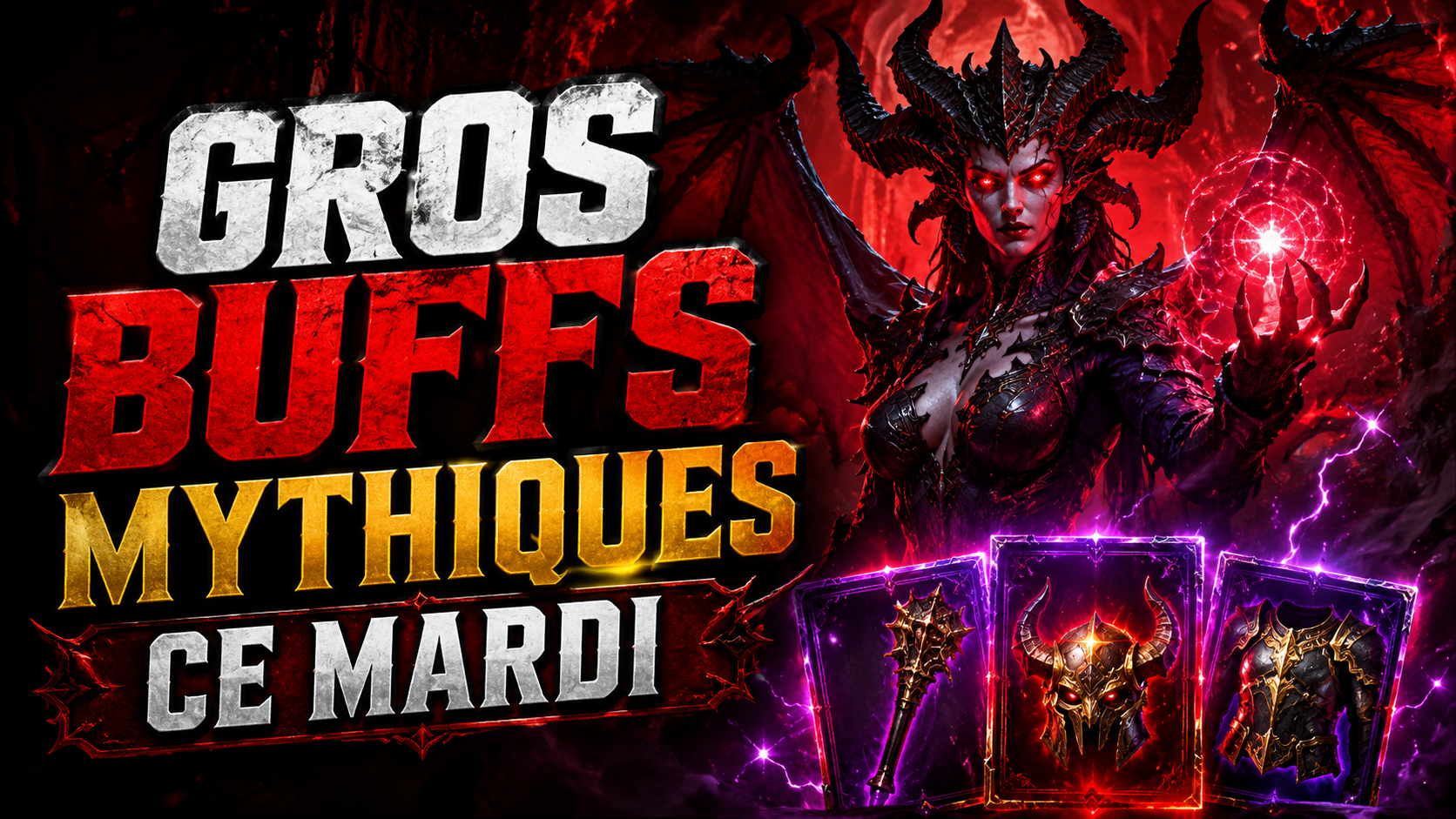 Gros buffs Mythiques ce mardi - Diablo 4 patch 14 juillet