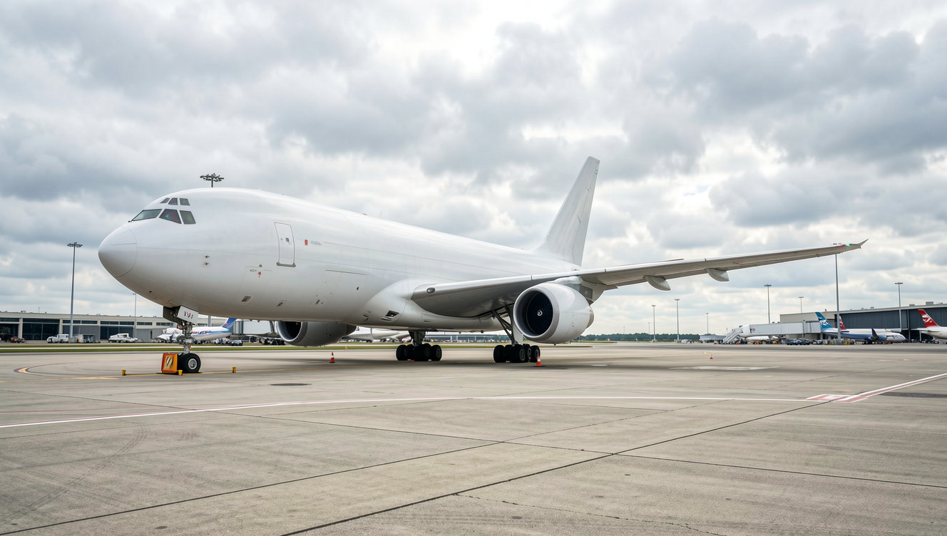 Boeing 767 cargo aircraft