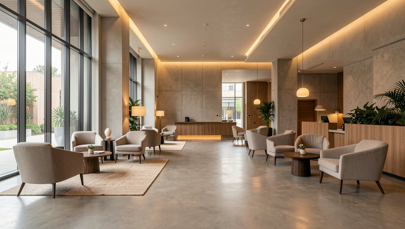 Dolce Nova boutique hotel lobby interior design