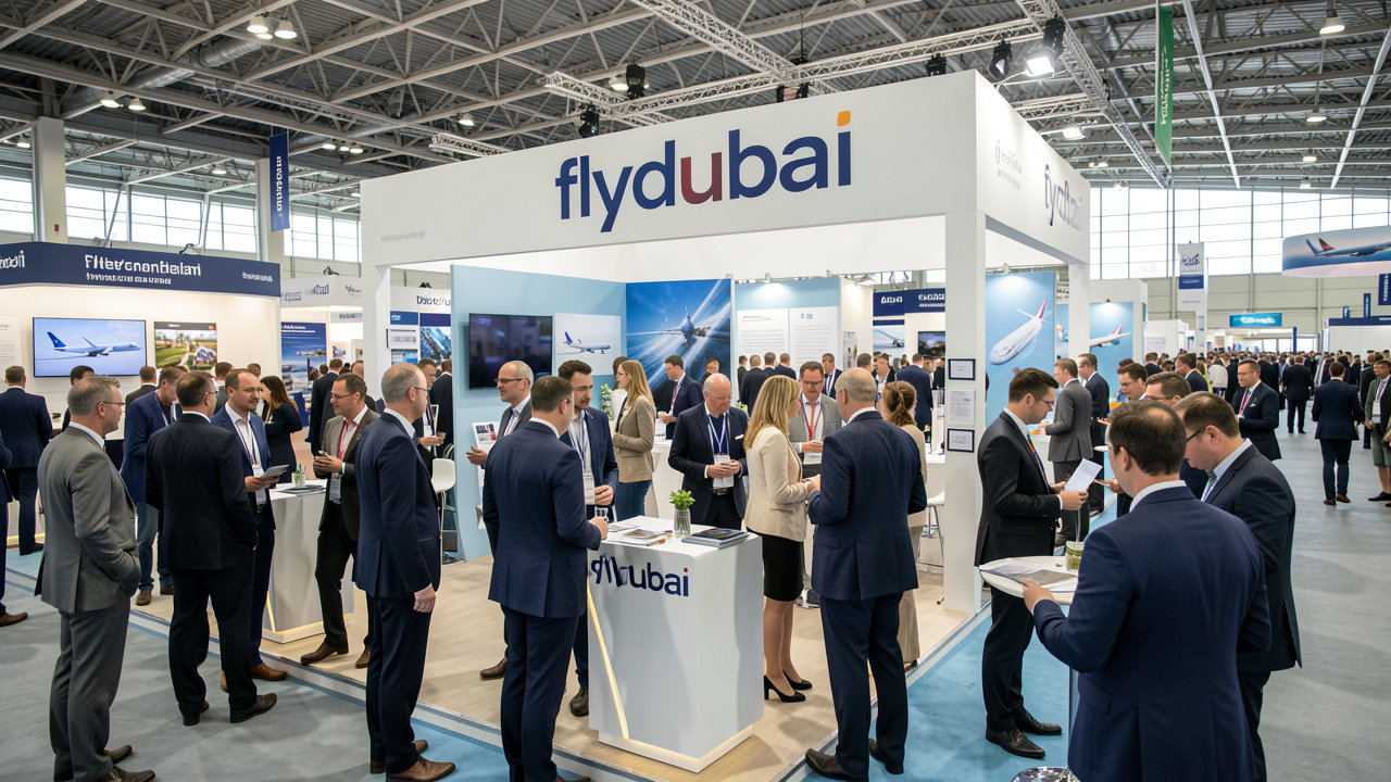 flydubai exhibition stand at Arabian Travel Market