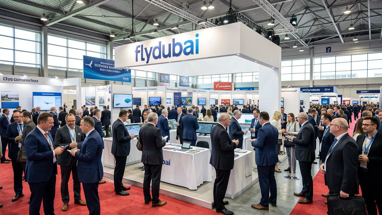 flydubai exhibition stand at Arabian Travel Market