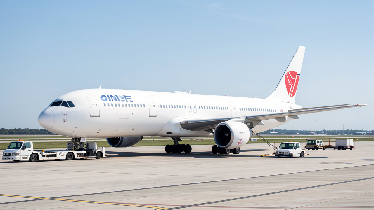 Airbus commercial airliner