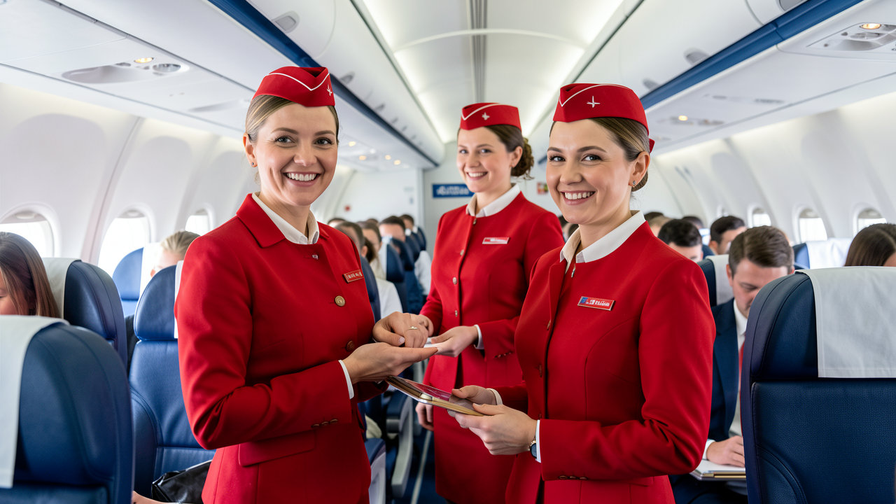 Austrian Airlines cabin crew