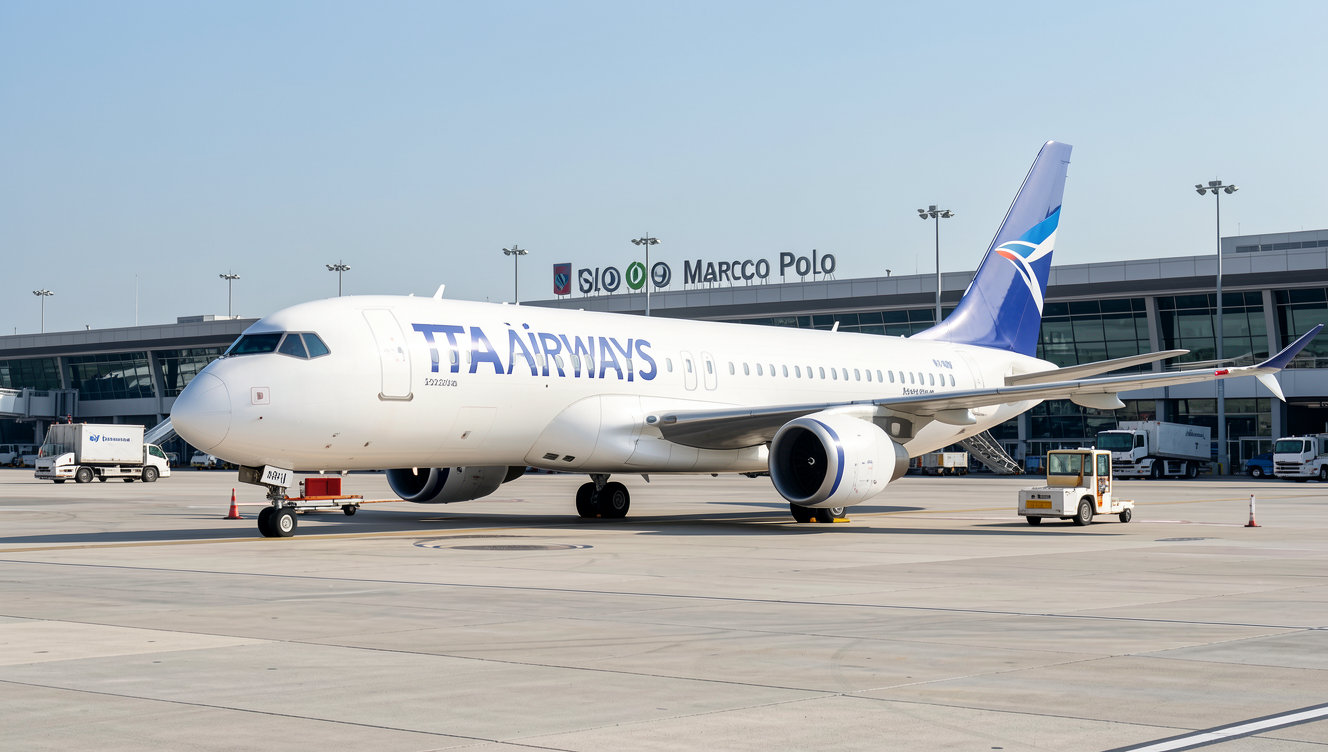 ITA Airways Airbus A220 Venice Marco Polo Airport
