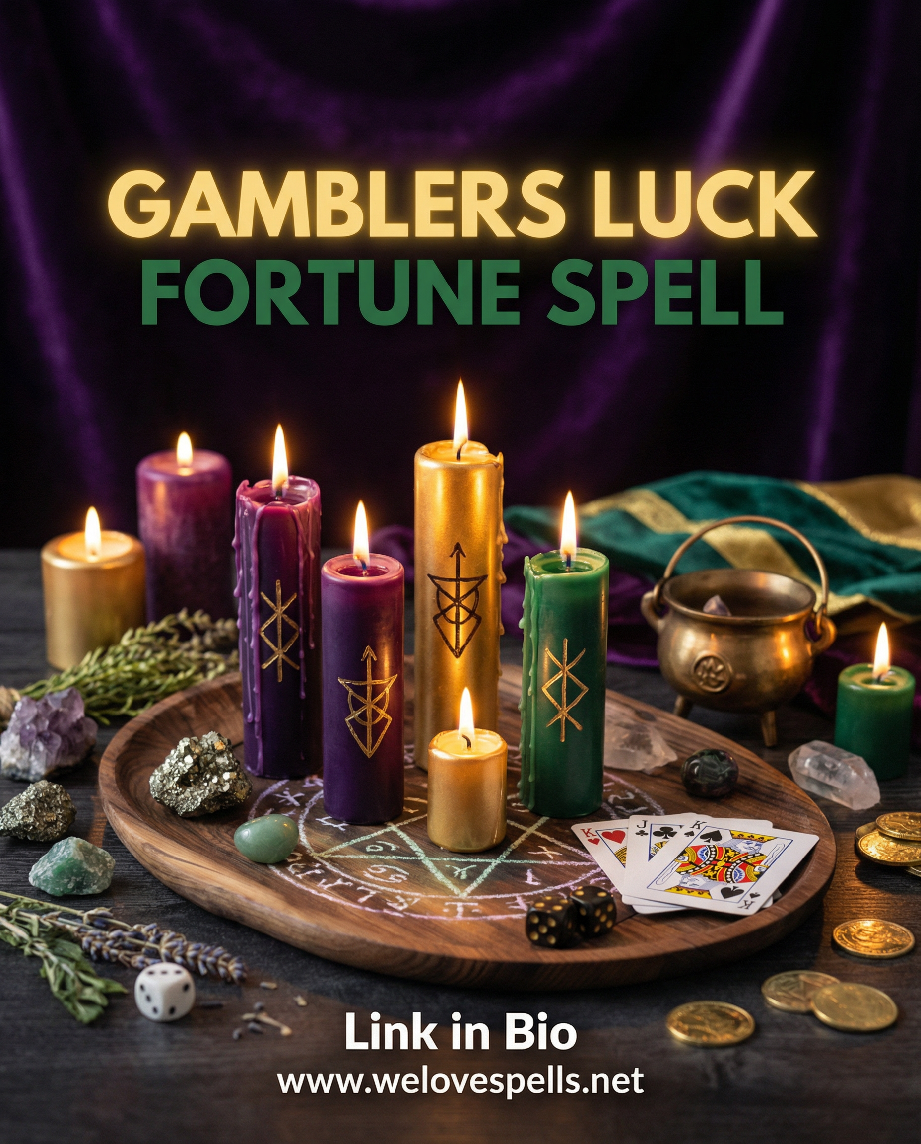 Gamblers Luck Fortune Spell Image