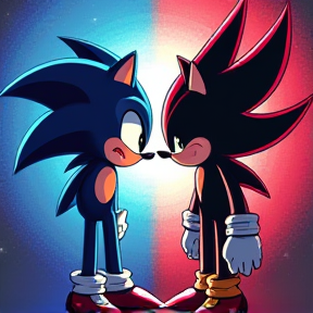 Sonic vs Shadow