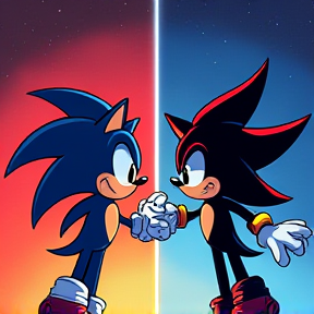 Sonic vs Shadow