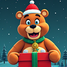 A fazbear's Pizza show Christmas 