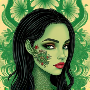 green tattoo