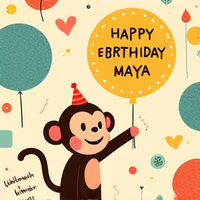 Happy Birthday Maya