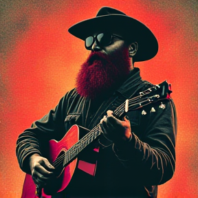 Big red beard, small town blues