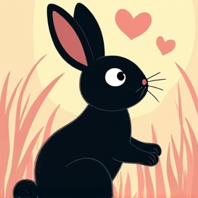 Casa the Black Bunny