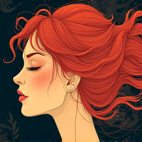 red haired dreamer