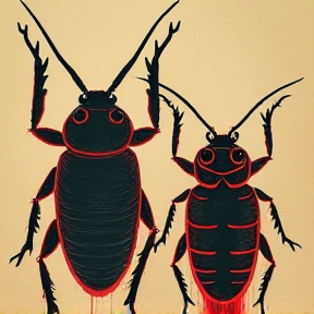 Two Lonely Roaches