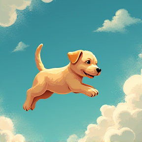 Puppies in the Sky