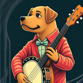 Dog and His Banjo