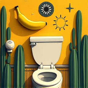 Banana in the Toilet