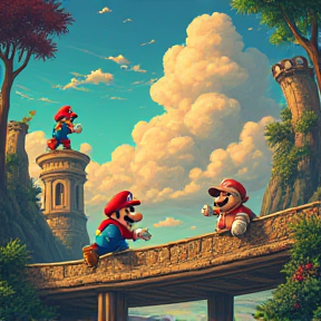 Mario, Aventuras y Magia