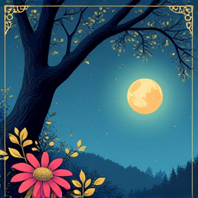 Flowers in the Moonlight