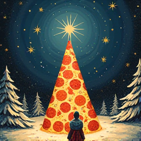 La Navidad Insuperable de Pizza Americana