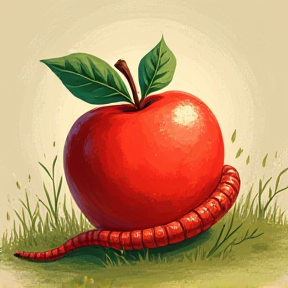 Wiggly Worm in the Apple