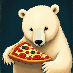 Polar Bear and Pizza