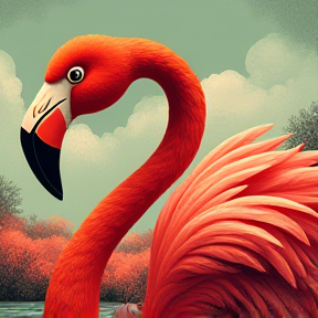 Dancing Flamingo