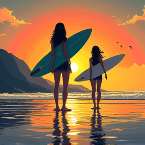 Surfer Girls and Tubular Bells