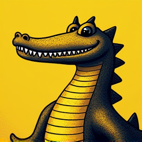 Yellow croc