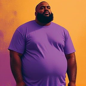 Big Man in Purple