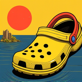 Yellow crocs