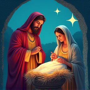 The Birth of Jesus: Mary and Joseph