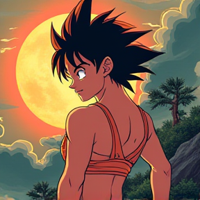 Fondo de bikini contra Goku