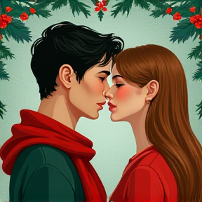 under the mistletoe