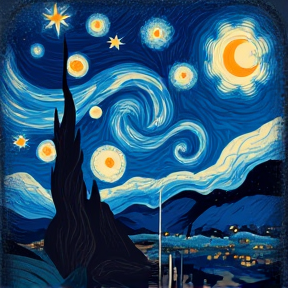 Magical Starry Night