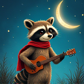 Bandit the Raccoon’s Sleepy Song