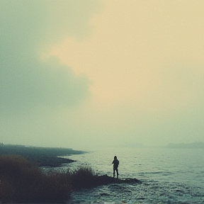 Nebel am Wattenmeer