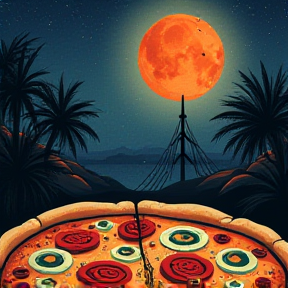 Pizza in de Nacht